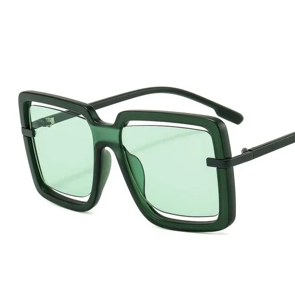 OVERSIZED SQUARE FRAME SUNGLASSES - Picture 4 of 4